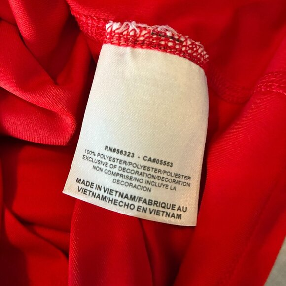 Nike Women’s L Ohio State Buckeyes T Shirt Red Short Sleeve Athletic Tee - Picture 6 of 6